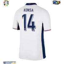 Moški Nogometni dresi Anglija Ezri Konsa #14 Domači EP 2024 Kratek Rokav